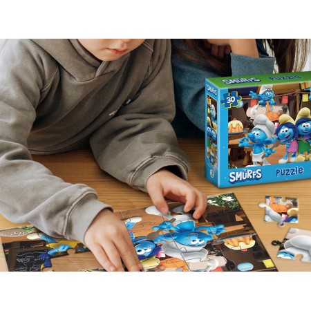 Пазл на 30 элементов The Smurfs, Вечеринка Смурфов, DoDo 200661 Пазл на 30 элементов The Smurfs, Вечеринка Смурфов, DoDo 200661