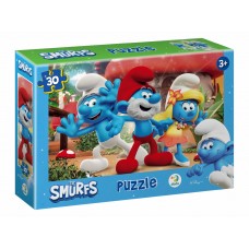 Пазл на 30 елементів The Smurfs, Привіт усім!, DoDo 200662