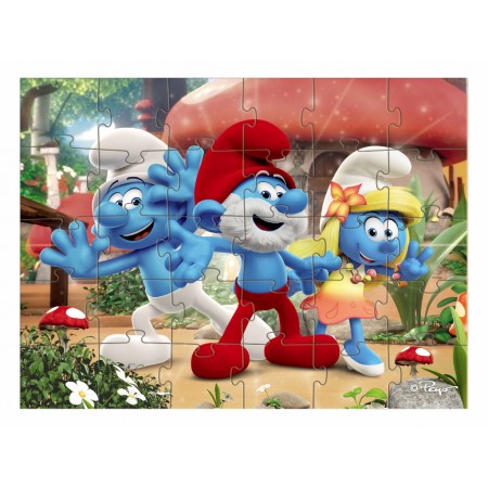 Пазл на 30 элементов The Smurfs, Привет всем!, DoDo 200662 Пазл на 30 элементов The Smurfs, Привет всем!, DoDo 200662