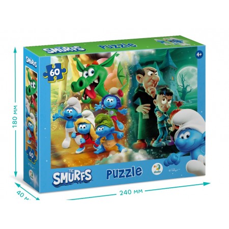 Пазл на 60 элементов The Smurfs, Домашнее животное-дракон, DoDo 200664 Пазл на 60 элементов The Smurfs, Домашнее животное-дракон, DoDo 200664