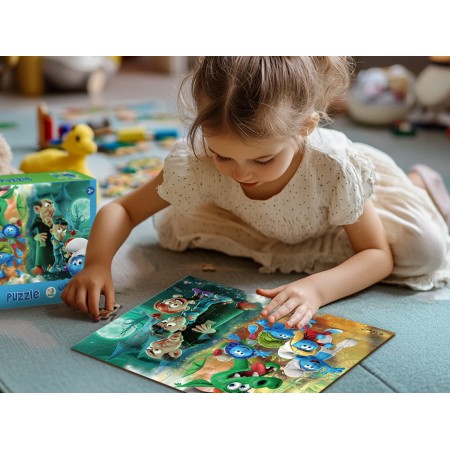 Пазл на 60 элементов The Smurfs, Домашнее животное-дракон, DoDo 200664 Пазл на 60 элементов The Smurfs, Домашнее животное-дракон, DoDo 200664