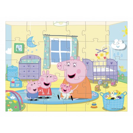 Пазл на 30 элементов Peppa Pig, Комната младенца, DoDo 200674 Пазл на 30 элементов Peppa Pig, Комната младенца, DoDo 200674
