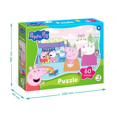 Пазл на 60 элементов Peppa Pig, Свинки и Овцы, DoDo 200680 Пазл на 60 элементов Peppa Pig, Свинки и Овцы, DoDo 200680
