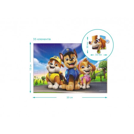 Пазл-міні Paw Patrol, Посміхаємось разом, DoDo 200689 Пазл-міні Paw Patrol, Посміхаємось разом, DoDo 200689