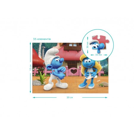 Пазл-мини The Smurfs, Романтика, DoDo 200692 Пазл-мини The Smurfs, Романтика, DoDo 200692