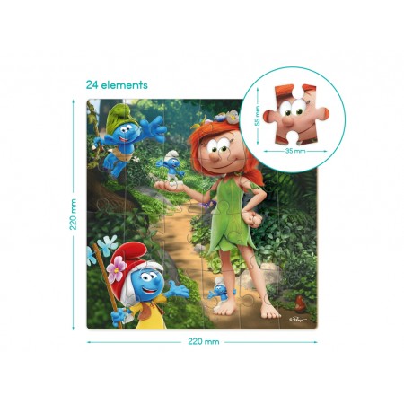 Пазл на 24 элемента The Smurfs, Принцесса в лесу, DoDo 200695 Пазл на 24 элемента The Smurfs, Принцесса в лесу, DoDo 200695