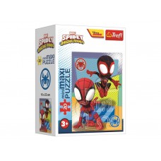 Пазлы Trefl Mini Maxi Amazing Spidey Паук и его друзья, 20 элементов, Trefl 21132