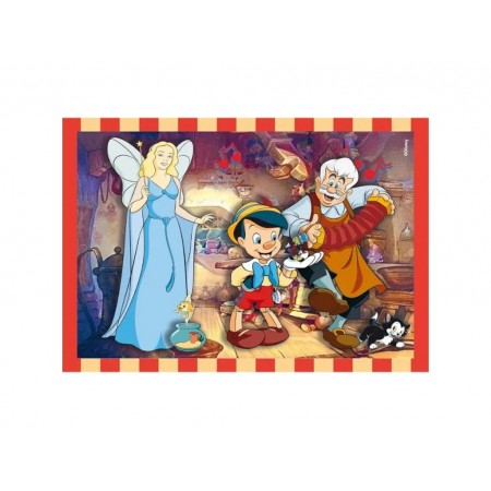 Пазлы 4в1, Герои мультфильмов Clementoni 21523