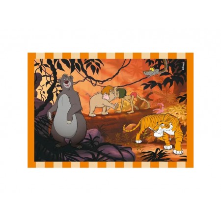 Пазлы 4в1, Герои мультфильмов Clementoni 21523