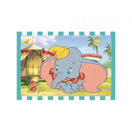 Пазлы 4в1, Герои мультфильмов Clementoni 21523