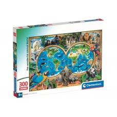 Пазлы 300 элементов, Мир Животных, Clementoni 21723