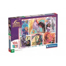Пазлы 104 элемента, Главные герои из "Академия единорогов", Clementoni 25094