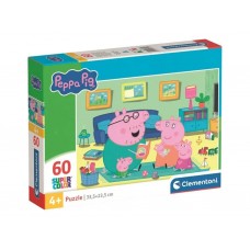 Пазлы 60 элементов, Свинка Пеппа и ее семья, Clementoni 26312