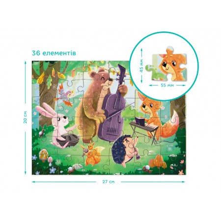 Пазл Літні вечори 2в1, 24-36 елементів, DoDo 300609