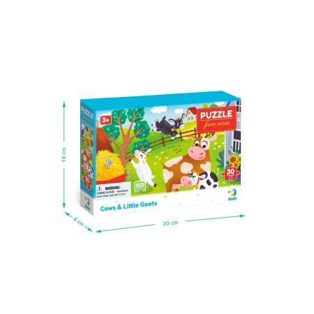 Пазл Коровы и козлята, 30 элементов, DoDo 300683 Пазл Коровы и козлята, 30 элементов, DoDo 300683