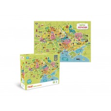 Пазл Мапа України, 100 елементів, DoDo 300706