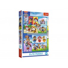 Пазли 2 в 1 Trefl Paw Patrol Правила патруля, 2х70 елементів 34441
