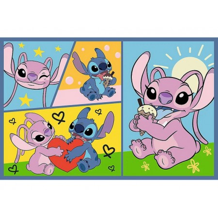 Пазли 2 в 1 Trefl Lilo and Stitch Зі Стічем не нудно, 2х70 елементів 34444 Пазли 2 в 1 Trefl Lilo and Stitch Зі Стічем не нудно, 2х70 елементів 34444