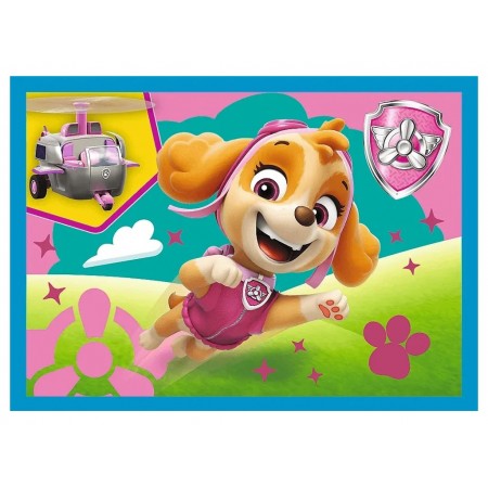 Пазлы Trefl Paw Patrol Запуск щенков 4 в 1, 12+15+20+24 элемента 34628 Пазлы Trefl Paw Patrol Запуск щенков 4 в 1, 12+15+20+24 элемента 34628