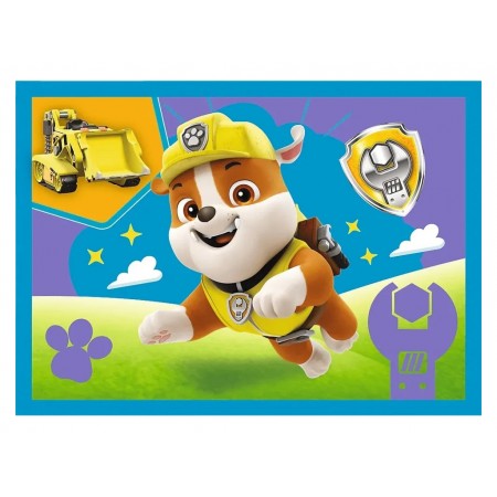 Пазлы Trefl Paw Patrol Запуск щенков 4 в 1, 12+15+20+24 элемента 34628 Пазлы Trefl Paw Patrol Запуск щенков 4 в 1, 12+15+20+24 элемента 34628
