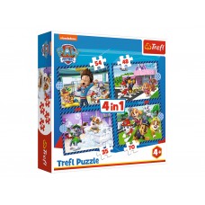 Пазл 4 в 1 Trefl Paw Patrol Собака имеет значение 34650