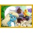 Пазли 4 в 1 Trefl The Smurfs Життя в селі смурфів, 35, 48, 54, 70 елементів 34664