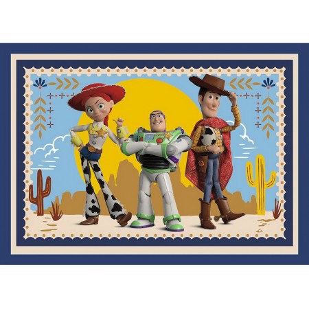 Пазл Trefl Toy Story 5 Время игрушек 4 в 1, 352 детали 34701 Пазл Trefl Toy Story 5 Время игрушек 4 в 1, 352 детали 34701