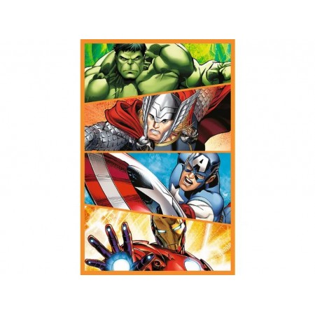Пазлы 3 в 1 Trefl The Avengers Дни наполнены действиями, 3x80 34883 Пазлы 3 в 1 Trefl The Avengers Дни наполнены действиями, 3x80 34883