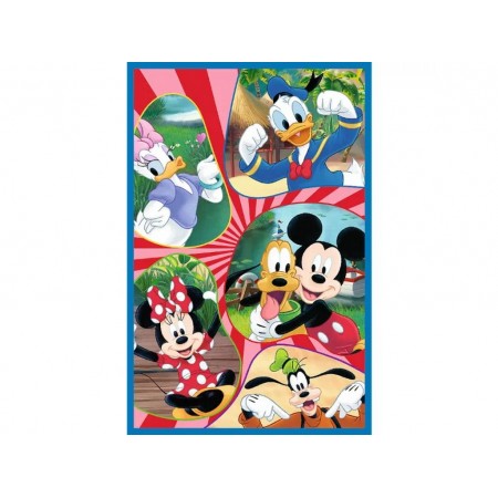 Пазлы 3 в 1 Trefl Mickey and Friends Команда Микки Мауса, 3х80 элементов 34887
