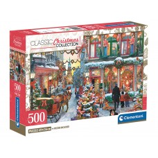 Пазли Різдвяний настрій Clementoni, 500 елементів 35160