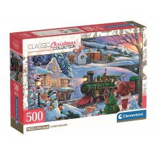 Пазли Різдвяний потяг Clementoni, 500 елементів 35566