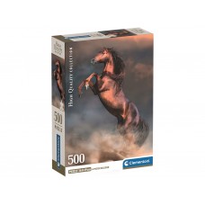 Пазли Дикий рудий кінь Clementoni, 500 елементів 35595