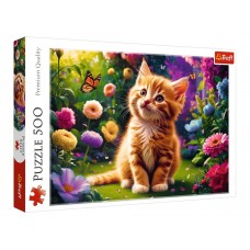 Пазлы Trefl Милая Китти, 500 элементов 37525