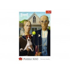 Пазлы Американская готика, 500 элементов, Trefl 37526