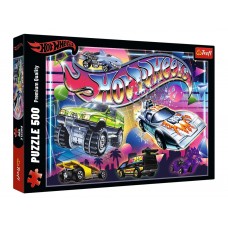 Пазли Trefl Hot Wheels Атмосфера 80-х, 500 елементів 37538 Пазли Trefl Hot Wheels Атмосфера 80-х, 500 елементів 37538