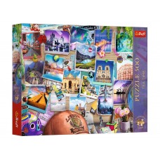 Пазл Trefl Premium Plus Tea Time Воспоминания о путешествиях, 500 деталей 37616