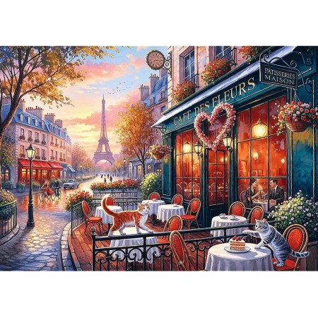 Пазлы 500 элементов, Premium Plus Love Story: Любовь в Париже, Trefl 76210 37621