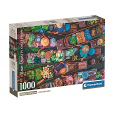 Пазли Плавучий ринок, Таїланд Clementoni, 1000 елементів 39932