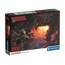 Пазли Фантастична дуель з драконом Dungeons & Dragons Clementoni, 1000 елементів 39960
