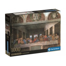Пазли Леонардо да Вінчі Таємна вечеря Clementoni, 1000 елементів 39965
