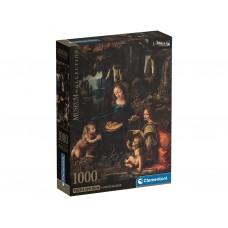 Пазлы Леонардо да Винчи Мадонна в скалах Clementoni, 1000 элементов 39976