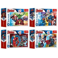 Пазлы Trefl Mini The Avengers Герои, 54 элемента 54166