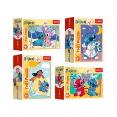 Пазли Trefl Mini Lilo and Stitch Стіч і його світ, 54 елементи, мікс видів 54220