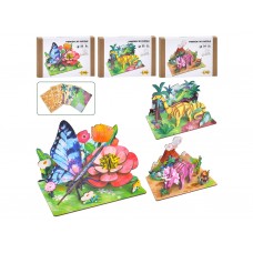Деревянная игрушка Пазли 3D От 34 деталей 68041-43-46