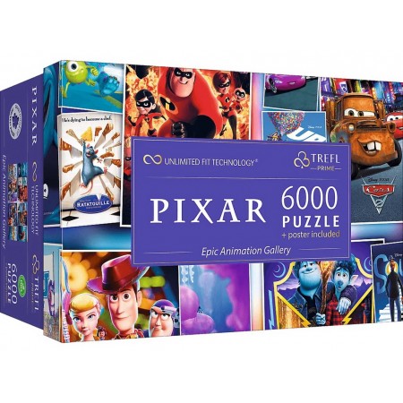 Пазл Trefl Prime UFT Pixar Галерея эпической анимации, 6000 элементов 81038