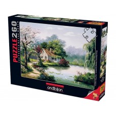 Пазлы Коттедж с беседкой 260 элементов Anatolian 3304
