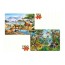 Пазли Сафарі, джунглі, 2хPuzzle, 70, 135 елементів, Castorland B-021031