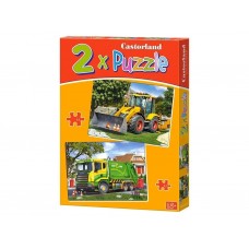 Пазли Спецтехника, 2хPuzzle, 165, 240 елементів, Castorland B-021130 Пазли Спецтехника, 2хPuzzle, 165, 240 елементів, Castorland B-021130