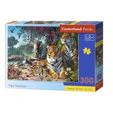 Пазлы Заповедник тигров, 300 элементов, Castorland B-030484 Пазлы Заповедник тигров, 300 элементов, Castorland B-030484