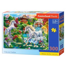 Пазлы Сад единорогов, 300 элементов, Castorland B-030521